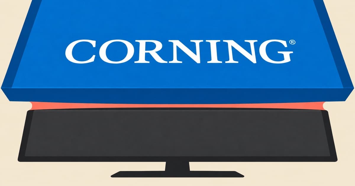 Editorial illustration for Corning Display Glass Price Increase: Who Pays the 15% Rise