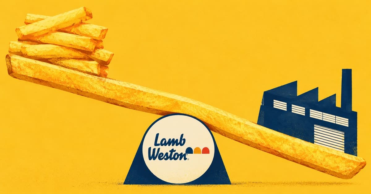 Editorial illustration for Lamb Weston (LW) Q1 FY2027 Earnings: North America Profit Up 10.5%