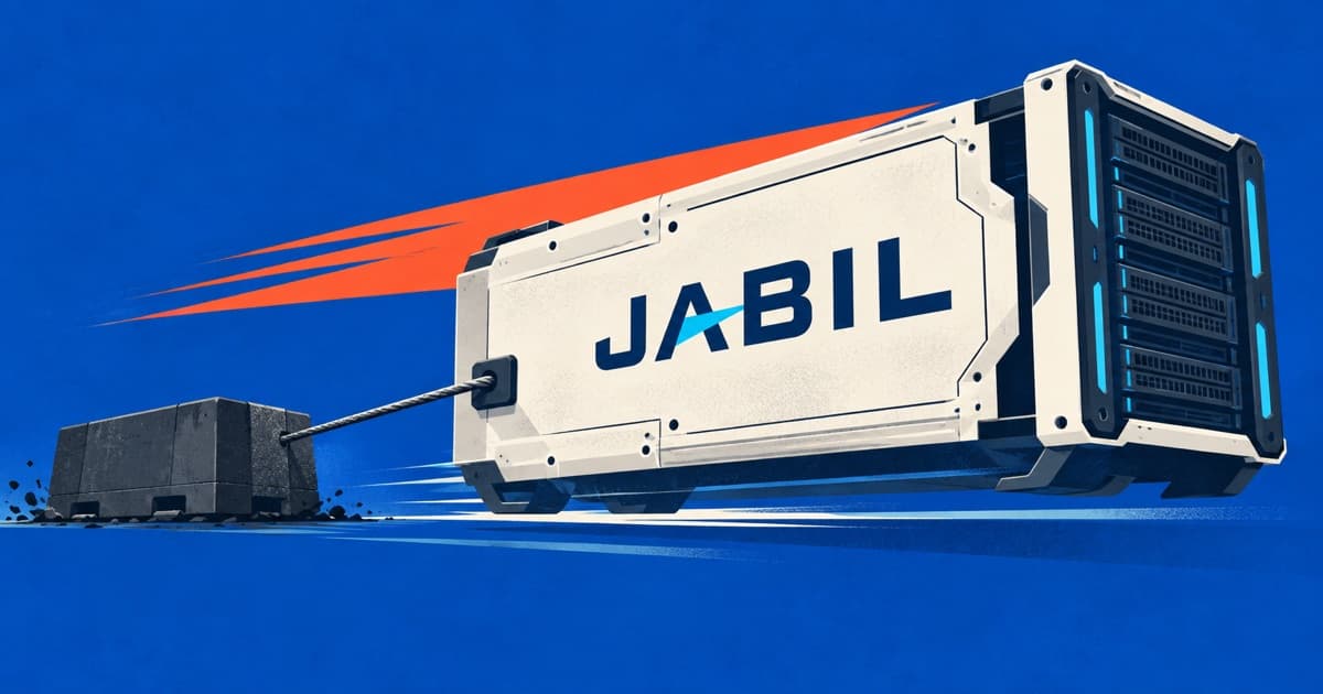 Editorial illustration for Jabil (JBL) Q4 FY2026 Earnings: AI Infrastructure Revenue Beats Guidance
