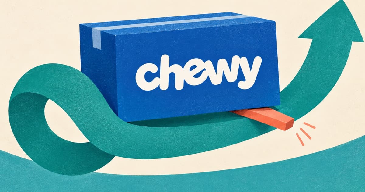 Editorial illustration for Chewy Q2 2026 Earnings: Better Profit, Weaker Cash Flow